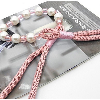 Aizkaru pērlīšu siksņa ar kristāla āķi (Zīmols: Other; Materiāls: Audums; Stils: Pastoraālais)