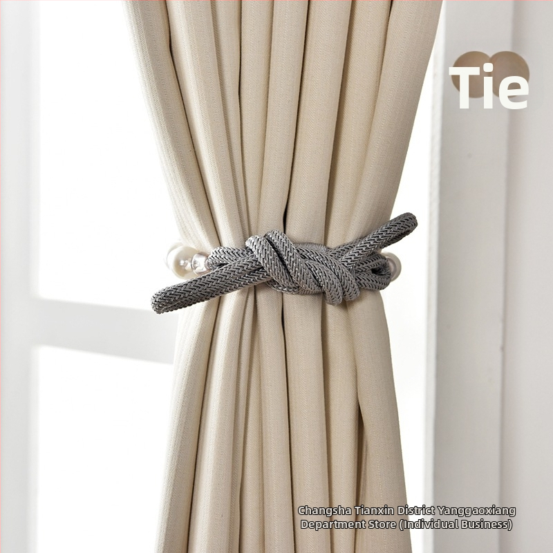 Aizkaru pērlīšu siksņa ar kristāla āķi (Zīmols: Other; Materiāls: Audums; Stils: Pastoraālais)