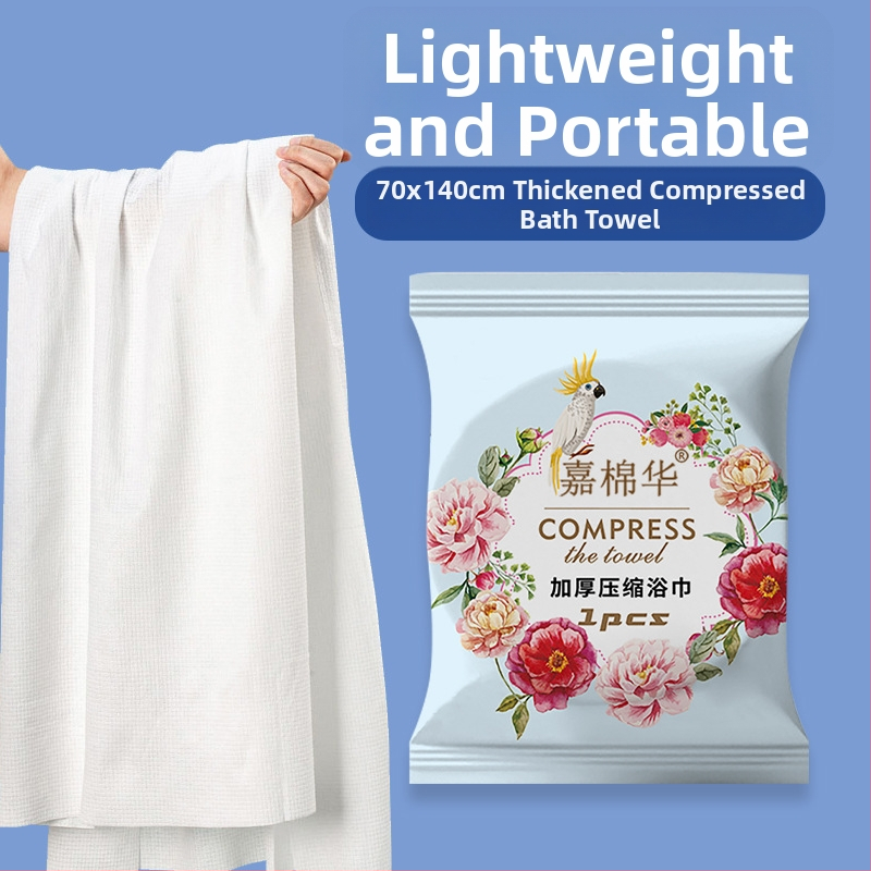 Texture Suspaustas veido veidojošios rankšluostis iš augalinių pluoštų, ekstra stori, 50 g+ vienkartiniam naudojimui, kelionėms