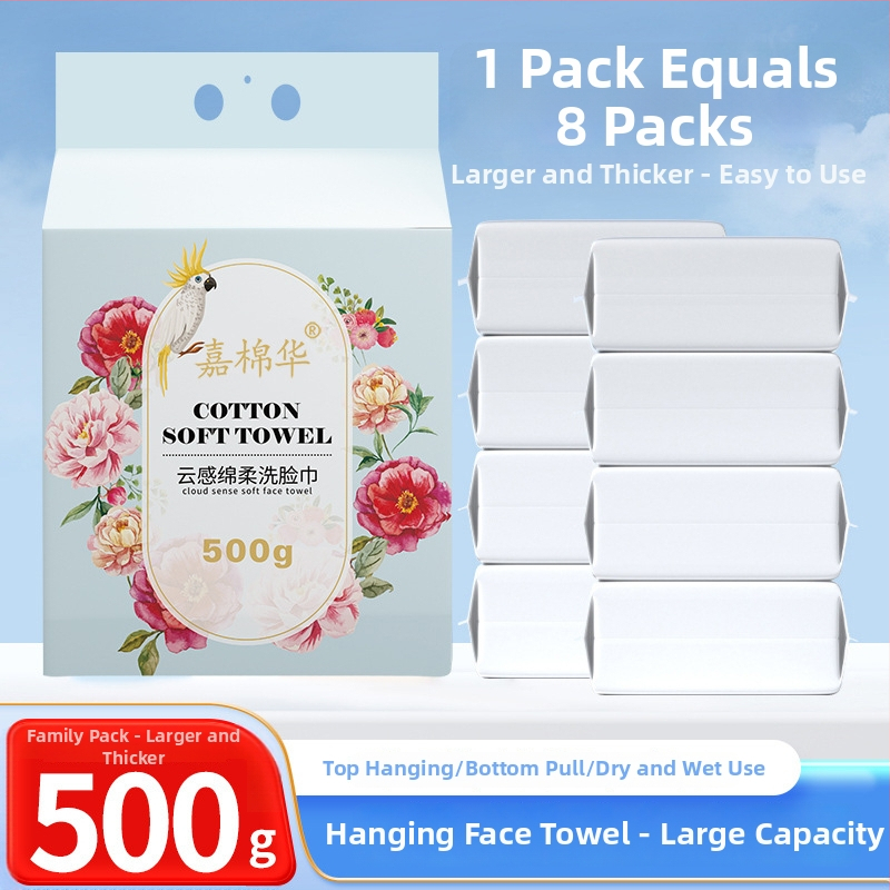 Texture Suspaustas veido veidojošios rankšluostis iš augalinių pluoštų, ekstra stori, 50 g+ vienkartiniam naudojimui, kelionėms