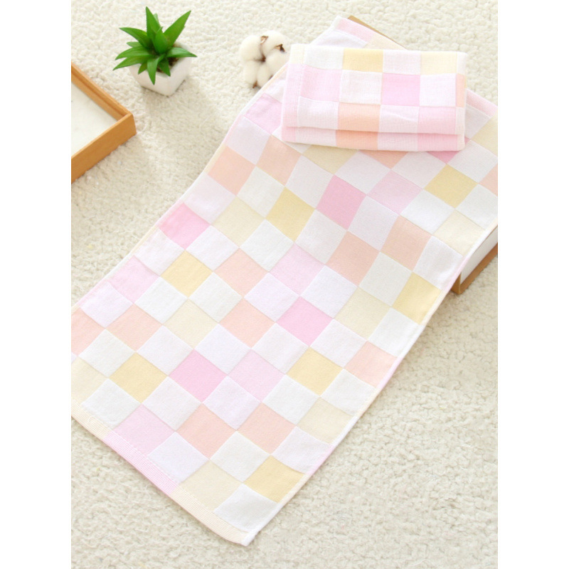 Set pamučnih gaze za djecu, 3 kom, dvostruki sloj, brzo sušeći ručnici za lice, Plain weave 150D, 200 g+