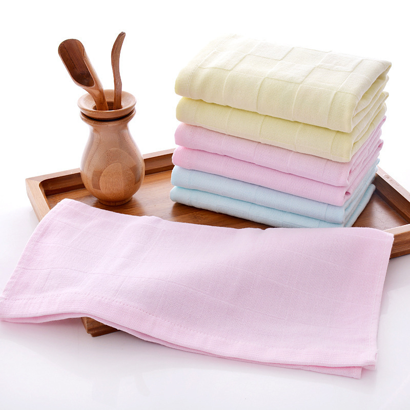 Set pamučnih gaze za djecu, 3 kom, dvostruki sloj, brzo sušeći ručnici za lice, Plain weave 150D, 200 g+