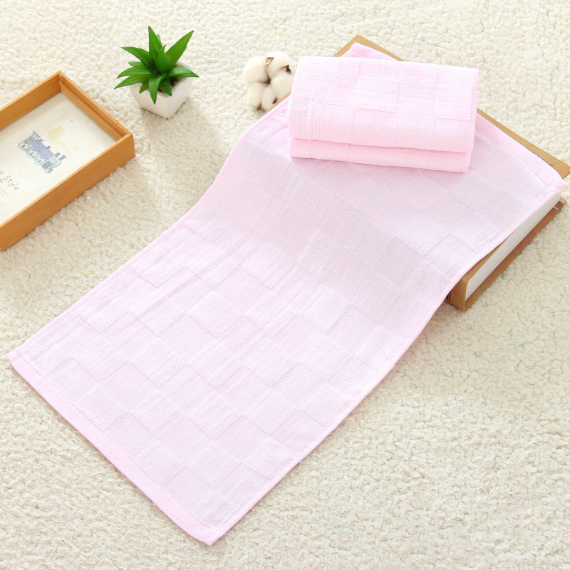 Set pamučnih gaze za djecu, 3 kom, dvostruki sloj, brzo sušeći ručnici za lice, Plain weave 150D, 200 g+