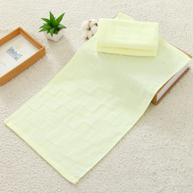 Set pamučnih gaze za djecu, 3 kom, dvostruki sloj, brzo sušeći ručnici za lice, Plain weave 150D, 200 g+