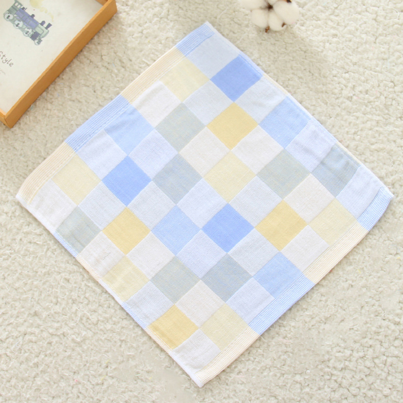Set pamučnih gaze za djecu, 3 kom, dvostruki sloj, brzo sušeći ručnici za lice, Plain weave 150D, 200 g+