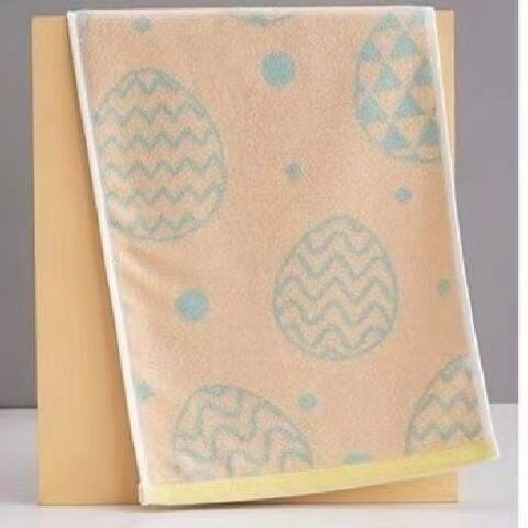 Bambusa šķiedras sejas dvielis bērniem – Jacquard, 55 g, sviedru uzsūkšana 5–10 s, karikatūras dizains