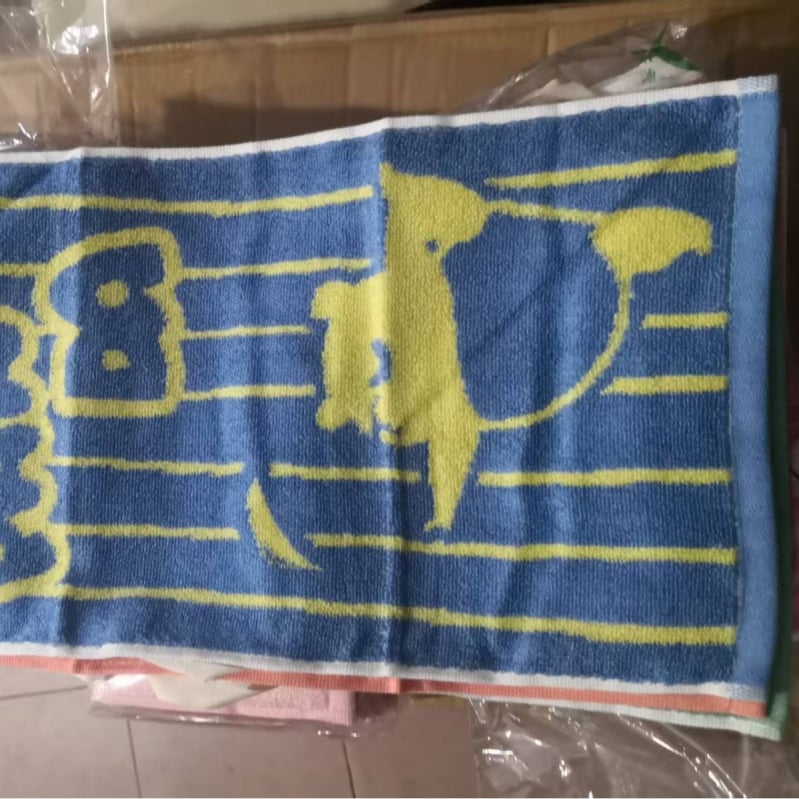 Bambusa šķiedras sejas dvielis bērniem – Jacquard, 55 g, sviedru uzsūkšana 5–10 s, karikatūras dizains