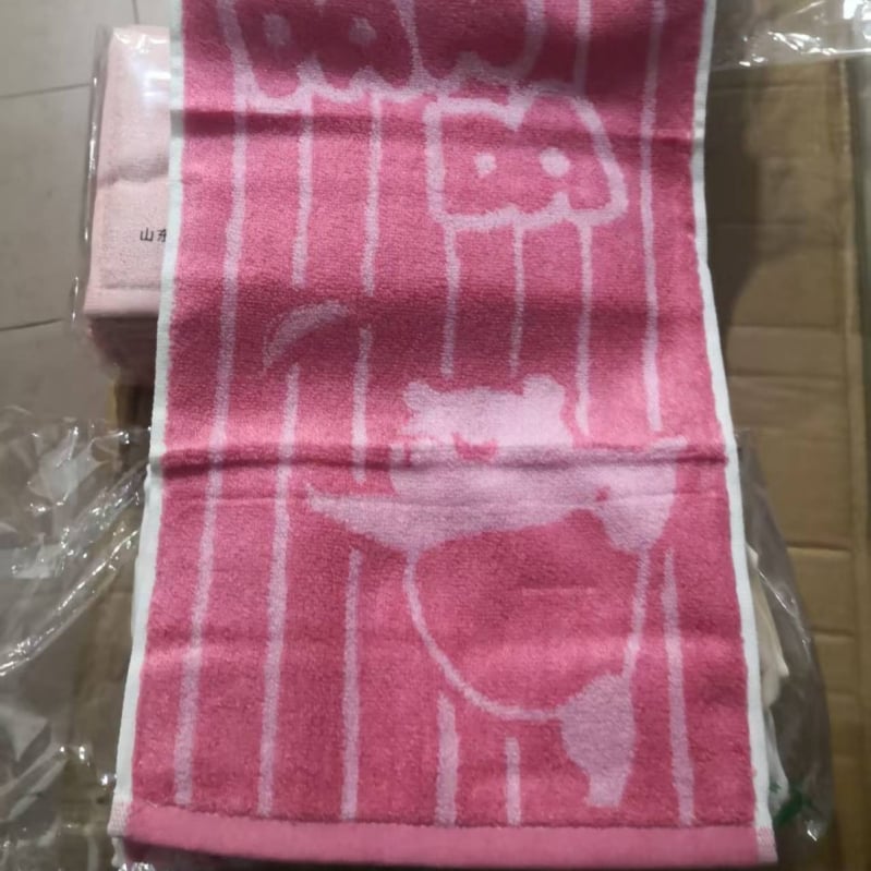 Bambusa šķiedras sejas dvielis bērniem – Jacquard, 55 g, sviedru uzsūkšana 5–10 s, karikatūras dizains