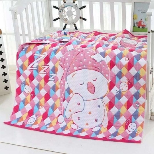 Dječja osuška za kupanje od šest slojeva gaze, 500 g+ težine, Jacquard tkanina, 32 niti, crtani uzorak