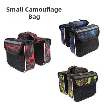 MTB dviratininko krepšiai komplektas: priekinė viršutinės vamzdelio krepšys, jutiklinio ekrano krepšys, viršutinės vamzdelio krepšys, atsparus vandeniui sėdynės krepšys