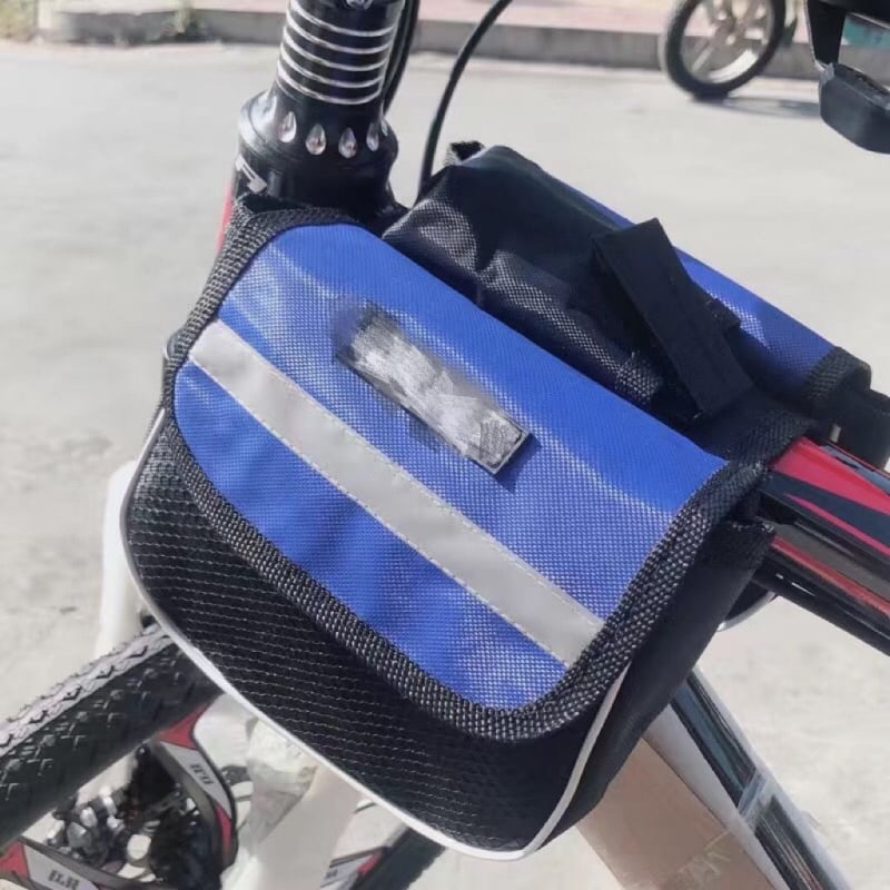 MTB dviratininko krepšiai komplektas: priekinė viršutinės vamzdelio krepšys, jutiklinio ekrano krepšys, viršutinės vamzdelio krepšys, atsparus vandeniui sėdynės krepšys
