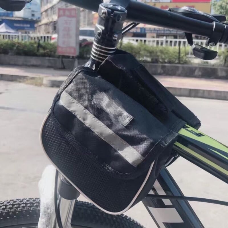 MTB dviratininko krepšiai komplektas: priekinė viršutinės vamzdelio krepšys, jutiklinio ekrano krepšys, viršutinės vamzdelio krepšys, atsparus vandeniui sėdynės krepšys