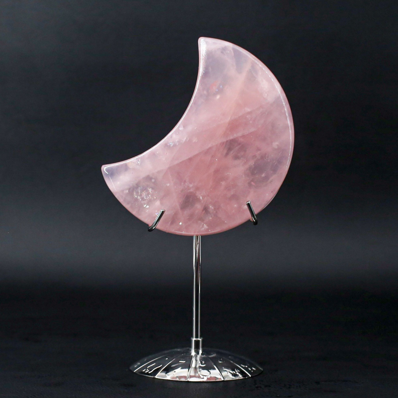 Stargate Jewelry Rezba od prirodnog kristala s lunarnom temom - New Moon Crystal Crescent Moon Carving, Prirodni kristal, Moderno minimalistički stil