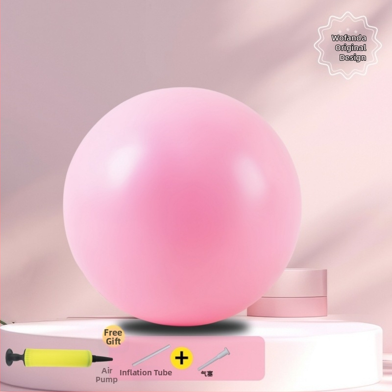 Wofanda PVC jogas bumba, 150 g, piepumpējama, iegurņa grīdas trenēšana, pēcdzemdību atveseļošanās