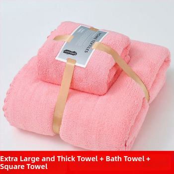 Kokvilnas vannas dvieļu komplekts, 150D diegi, Plain weave