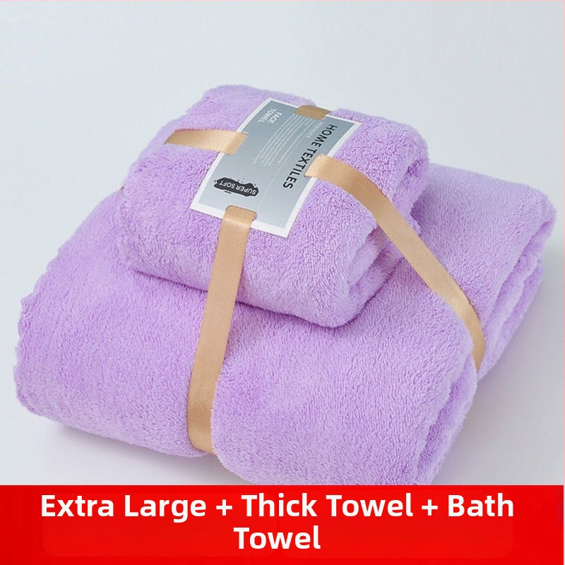 Kokvilnas vannas dvieļu komplekts, 150D diegi, Plain weave