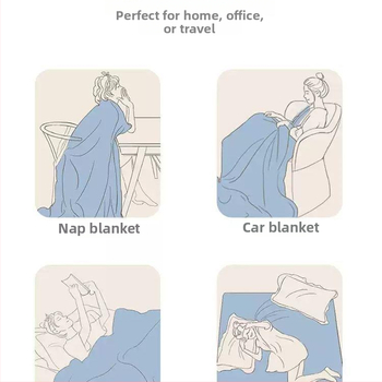 Klimatizācijas pleds ar karikatūras rakstu, viegls, svars zem 300 g, sintētiskas šķiedras pleds, visām sezonām