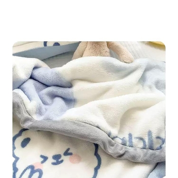 Klimatizācijas pleds ar karikatūras rakstu, viegls, svars zem 300 g, sintētiskas šķiedras pleds, visām sezonām