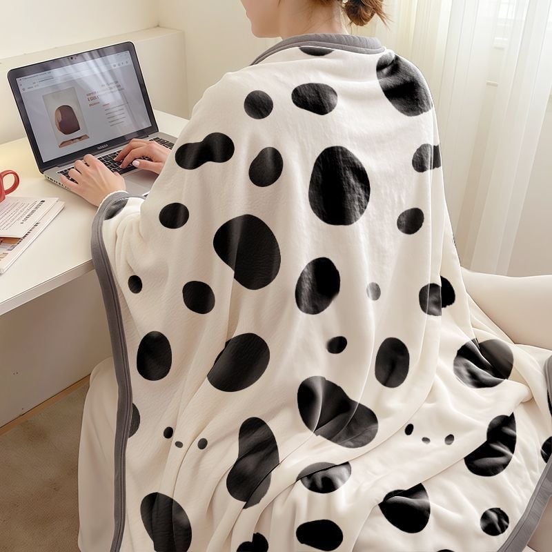 Klimatizācijas pleds ar karikatūras rakstu, viegls, svars zem 300 g, sintētiskas šķiedras pleds, visām sezonām