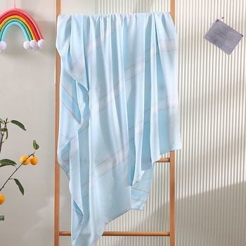 Dvieļu segu Ice Silk, bambusa šķiedra, piemērota pieaugušajiem un zīdaiņiem, pavasara un rudens lietošanai, 300–310 g/m²