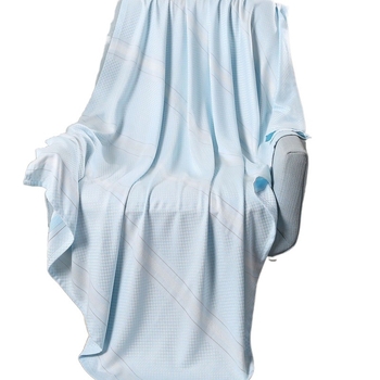 Dvieļu segu Ice Silk, bambusa šķiedra, piemērota pieaugušajiem un zīdaiņiem, pavasara un rudens lietošanai, 300–310 g/m²