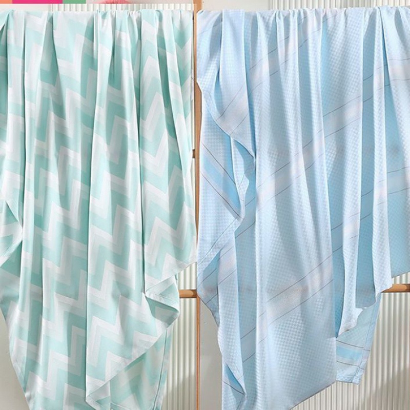 Dvieļu segu Ice Silk, bambusa šķiedra, piemērota pieaugušajiem un zīdaiņiem, pavasara un rudens lietošanai, 300–310 g/m²