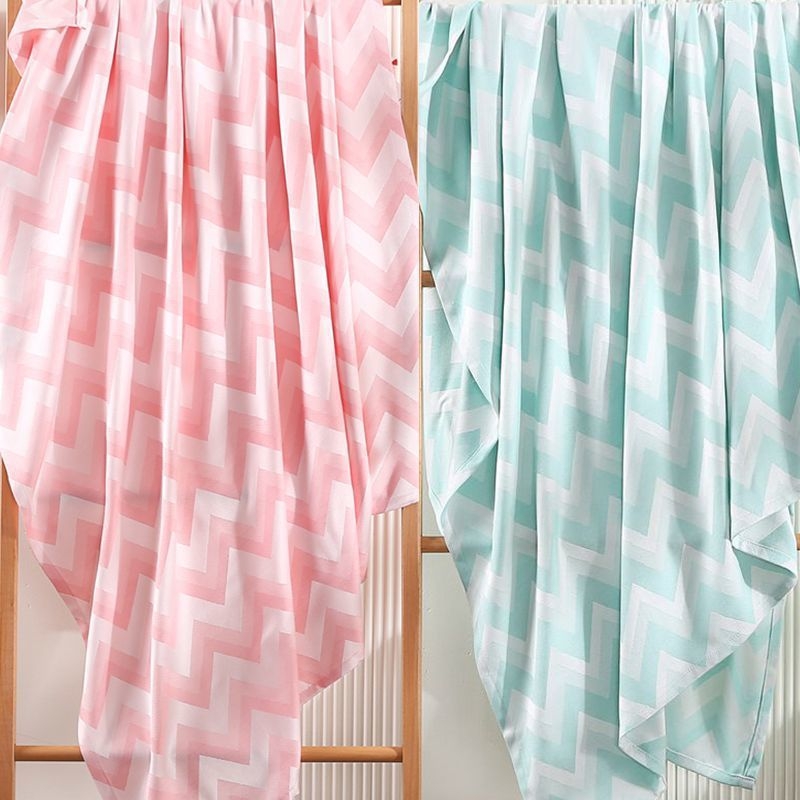 Dvieļu segu Ice Silk, bambusa šķiedra, piemērota pieaugušajiem un zīdaiņiem, pavasara un rudens lietošanai, 300–310 g/m²