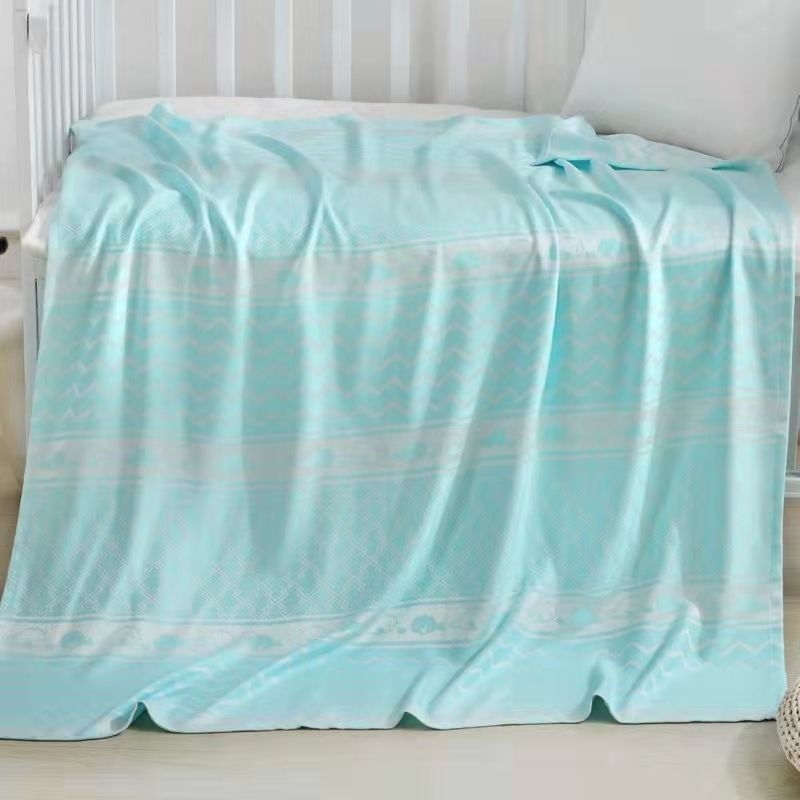 Dvieļu segu Ice Silk, bambusa šķiedra, piemērota pieaugušajiem un zīdaiņiem, pavasara un rudens lietošanai, 300–310 g/m²