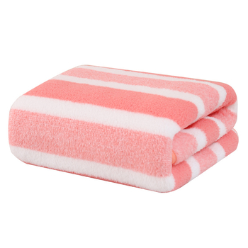 Warp-šūts korāla fleece dvielis sejai, sejai dvielis, 150D, 200 g+, šuvju apdare