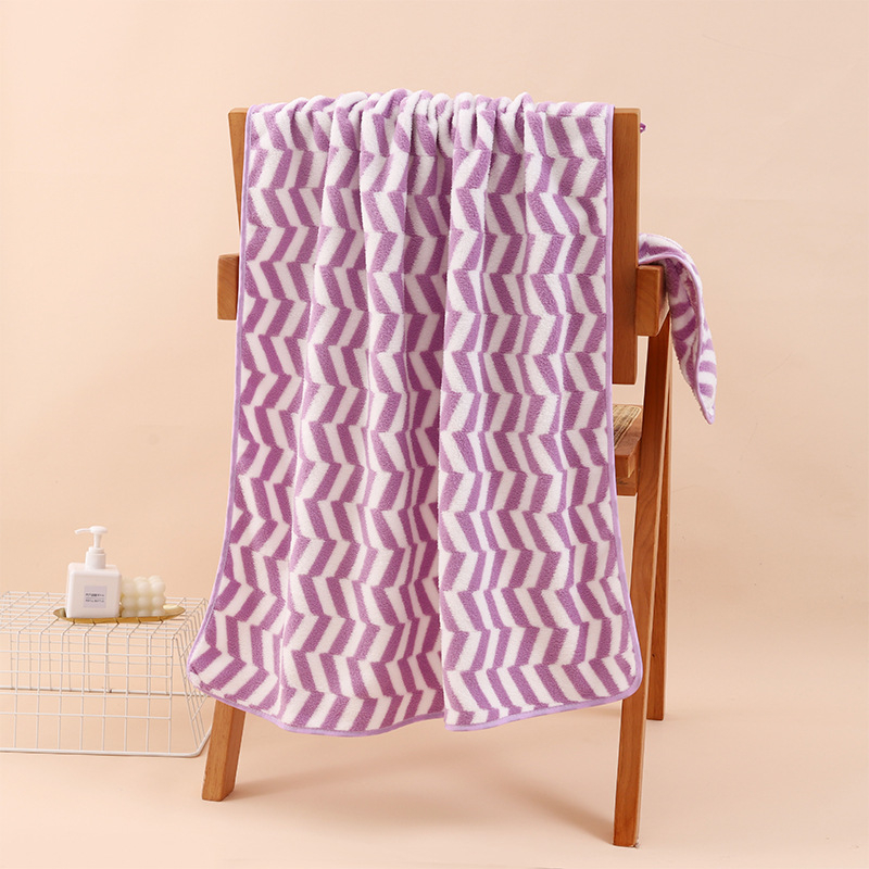 Warp-šūts korāla fleece dvielis sejai, sejai dvielis, 150D, 200 g+, šuvju apdare