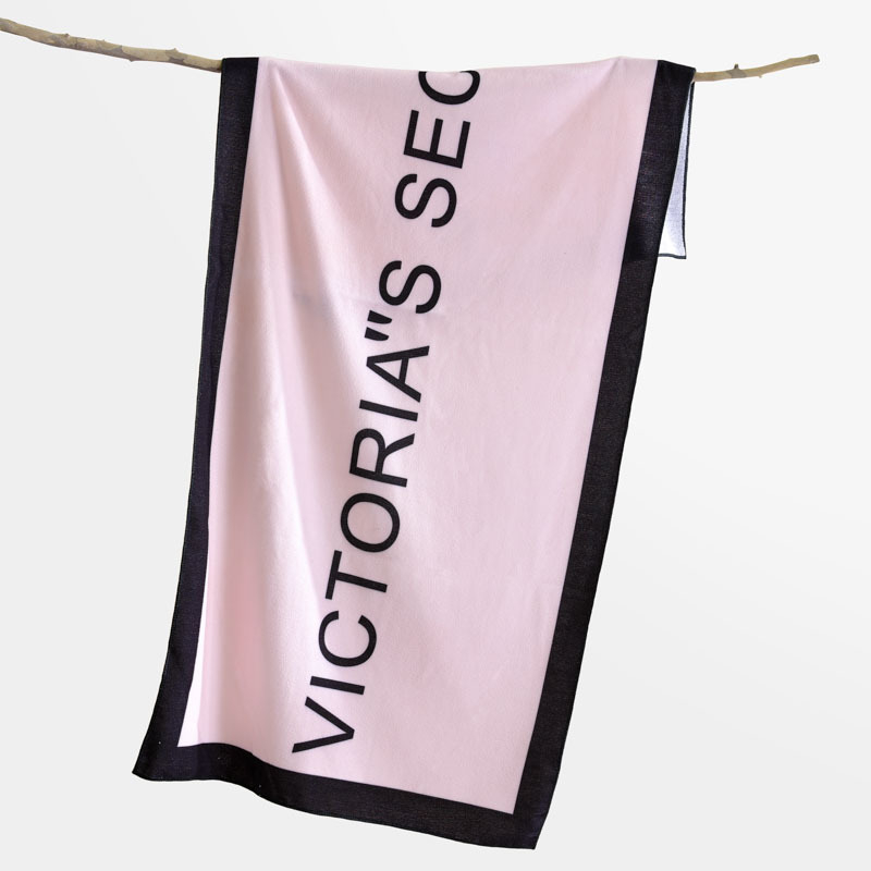 Mikrofibras dvielis vannai un pludmalei, ātra žāvēšana, augsta absorbcija, bez pūkām, 150D, 200–300 g, drukāts raksts