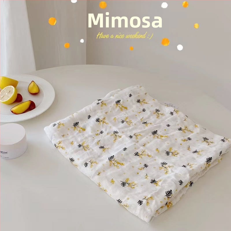 Bambuso pluošto muslin kūdikių antklodė vasarai, dviejų sluoksnių įvynojimas, šešių sluoksnių dengimas, 800–999 g, animacinis piešinys