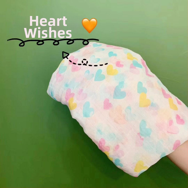 Bambuso pluošto muslin kūdikių antklodė vasarai, dviejų sluoksnių įvynojimas, šešių sluoksnių dengimas, 800–999 g, animacinis piešinys