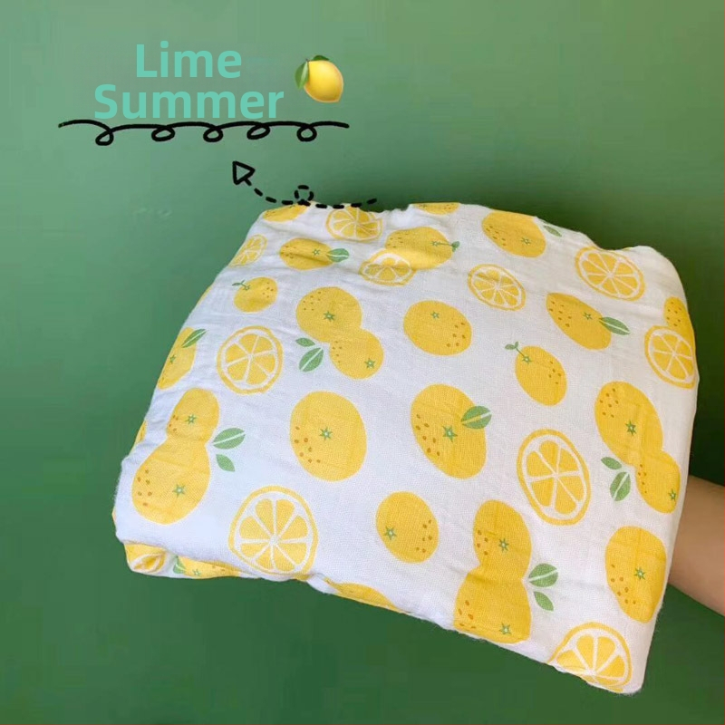 Bambuso pluošto muslin kūdikių antklodė vasarai, dviejų sluoksnių įvynojimas, šešių sluoksnių dengimas, 800–999 g, animacinis piešinys