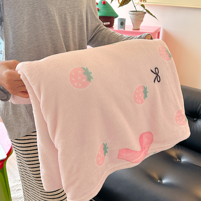 Piena velūra pleds – visu sezonu, karikatūras raksts, 800–1000 g, Zhenweige