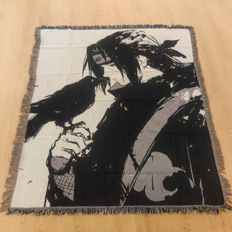 Karikatūras dīvāna pleds ar pūdelēm — poliestera kokvilnas maisījums, 1000–1499 g, visu sezonu, pielāgota