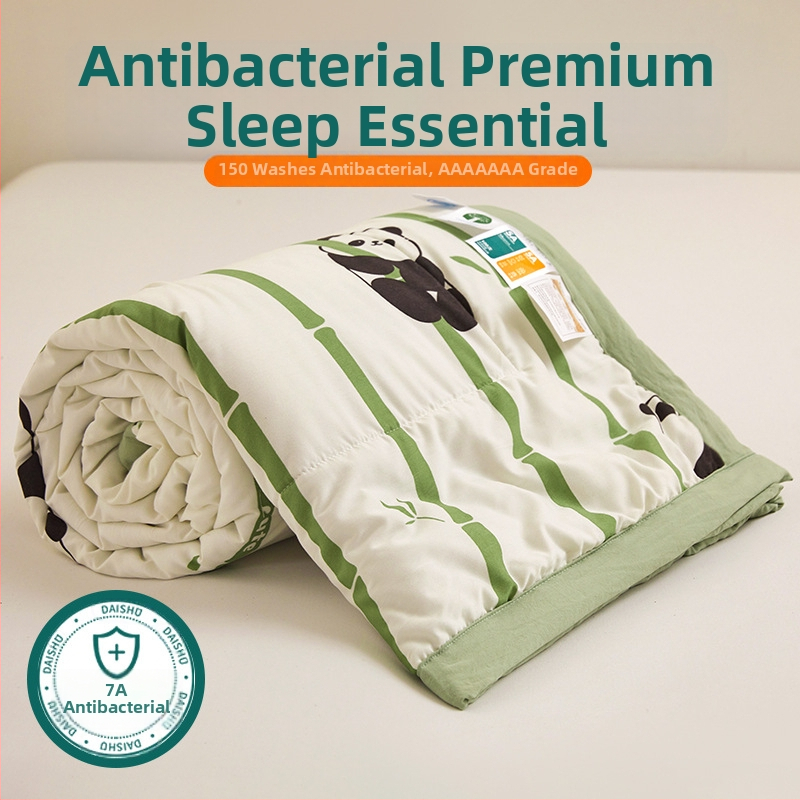 Jielia 7A vasaras kokvilnas sega mazgāšanai, audums no mazgātas kokvilnas, pildījums poliestera šķiedra, reaktīvā druka un krāsošana, stils: mazs svaigs