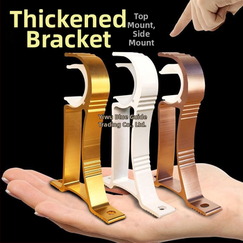 Užuolaidų strypo laikiklis iš aliuminio lydinio, sieninis tvirtinimas — Stilius: Kitas, Prekės ženklas: Powerful Factory, Prisitaikymas: Ne