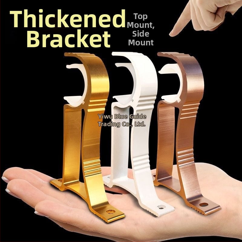 Užuolaidų strypo laikiklis iš aliuminio lydinio, sieninis tvirtinimas — Stilius: Kitas, Prekės ženklas: Powerful Factory, Prisitaikymas: Ne