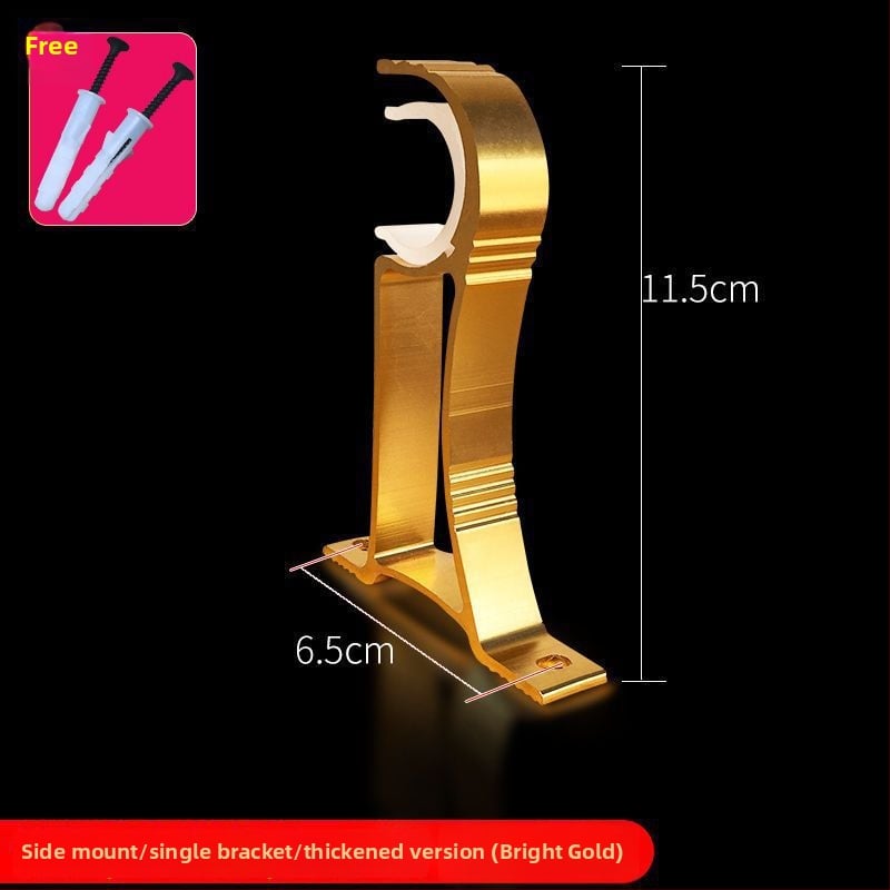 Užuolaidų strypo laikiklis iš aliuminio lydinio, sieninis tvirtinimas — Stilius: Kitas, Prekės ženklas: Powerful Factory, Prisitaikymas: Ne