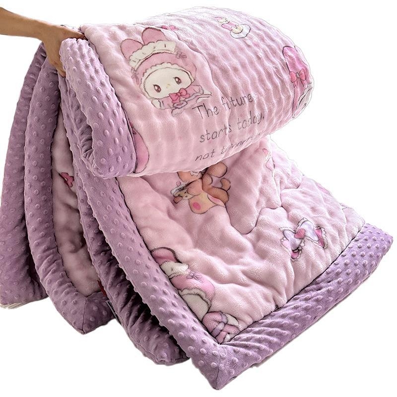 Piena velveta trīsslāņu segu, pildījums sojas šķiedra, Twill audums, ziema, 3–3,5 kg