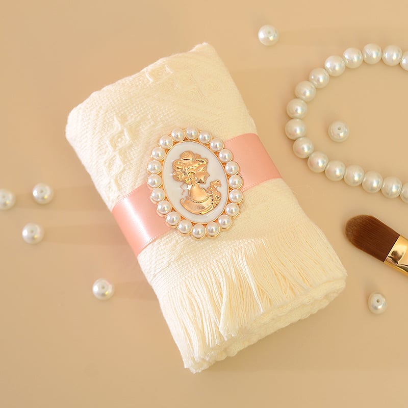 Giote Medvilninis tassel dovanų rankšluostis bridesmaid — vestuvinė dovana, supakuota