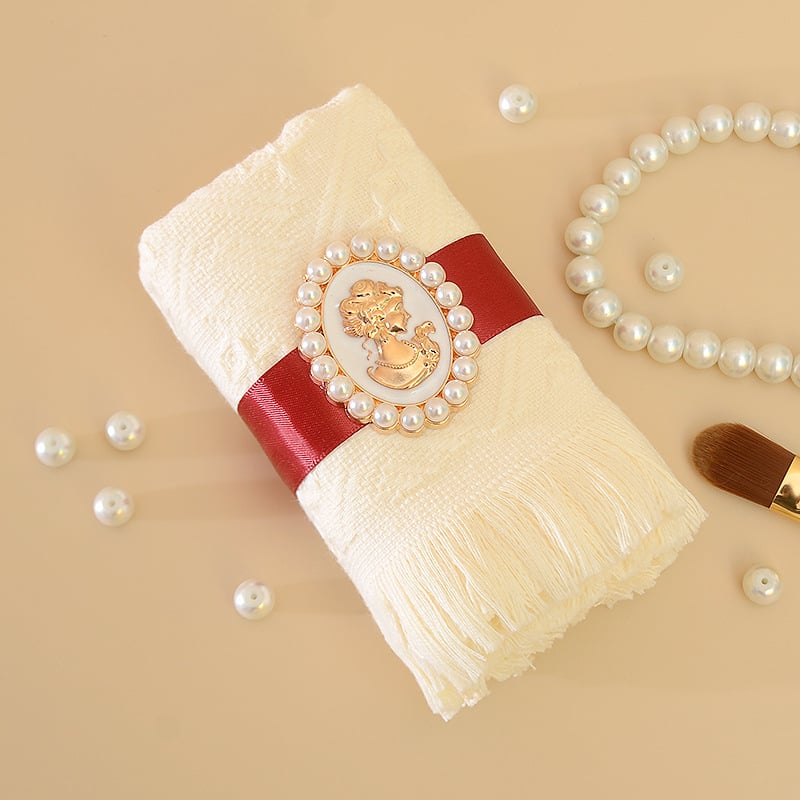 Giote Medvilninis tassel dovanų rankšluostis bridesmaid — vestuvinė dovana, supakuota