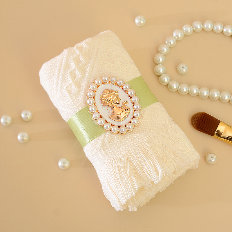 Giote Medvilninis tassel dovanų rankšluostis bridesmaid — vestuvinė dovana, supakuota