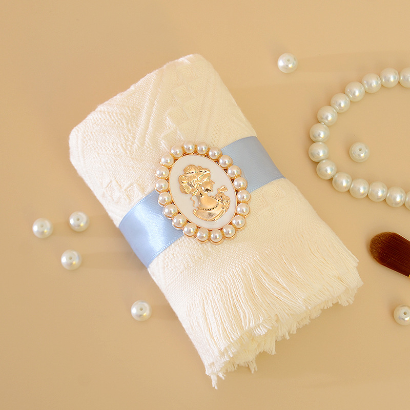 Giote Medvilninis tassel dovanų rankšluostis bridesmaid — vestuvinė dovana, supakuota