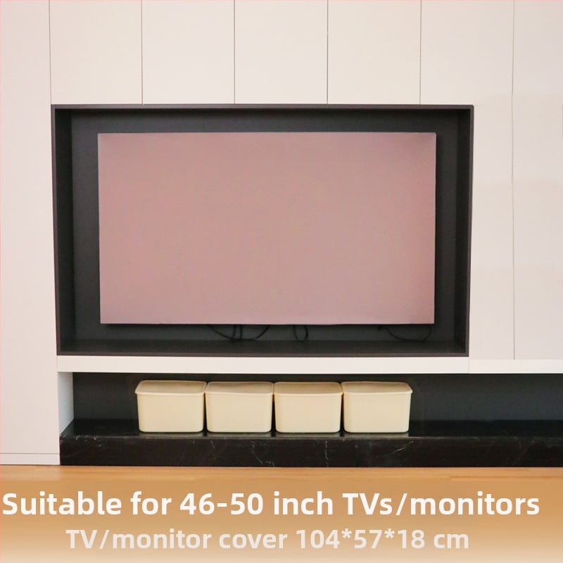 Kaixiu televizora vāciņš — Milk silk, pielāgojams, putekļu aizsardzība televizoriem