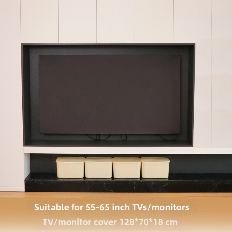 Kaixiu televizora vāciņš — Milk silk, pielāgojams, putekļu aizsardzība televizoriem