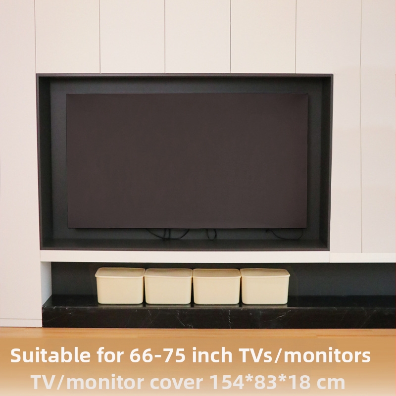 Kaixiu televizora vāciņš — Milk silk, pielāgojams, putekļu aizsardzība televizoriem