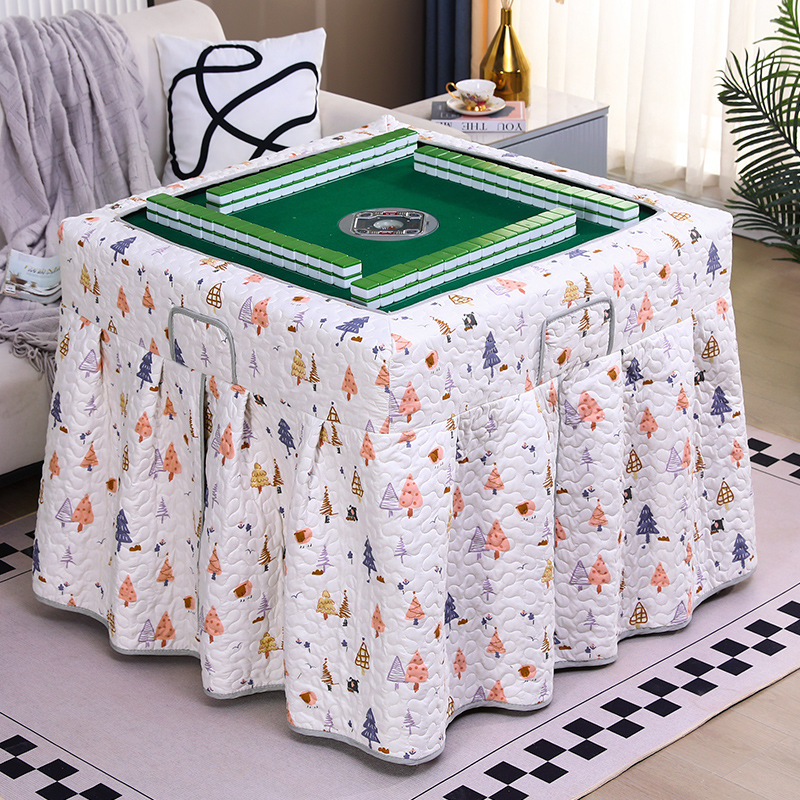 Mahjong galda pārklājs no poliestera un kokvilnas – mūsdienīgs minimālisma stils, pielāgojams
