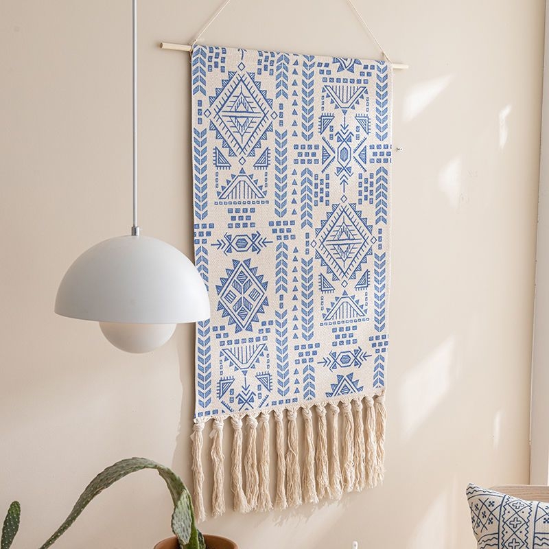 Prancūziško stiliaus aukštos kokybės pakabinama paveikslas iš medvilnės ir lino, abstraktus raštas, rėmas iš smėlio akmens, poliesterio pagrindas, tinkama svetainei